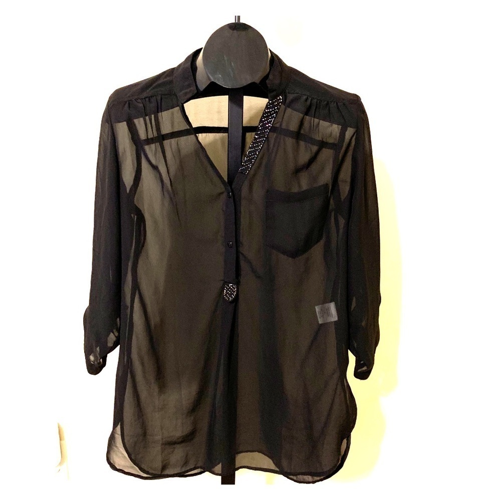 Truth Sheer Sequin Blouse